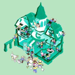chateau dampierre dessin