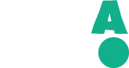 logo emca blanc #12af8b
